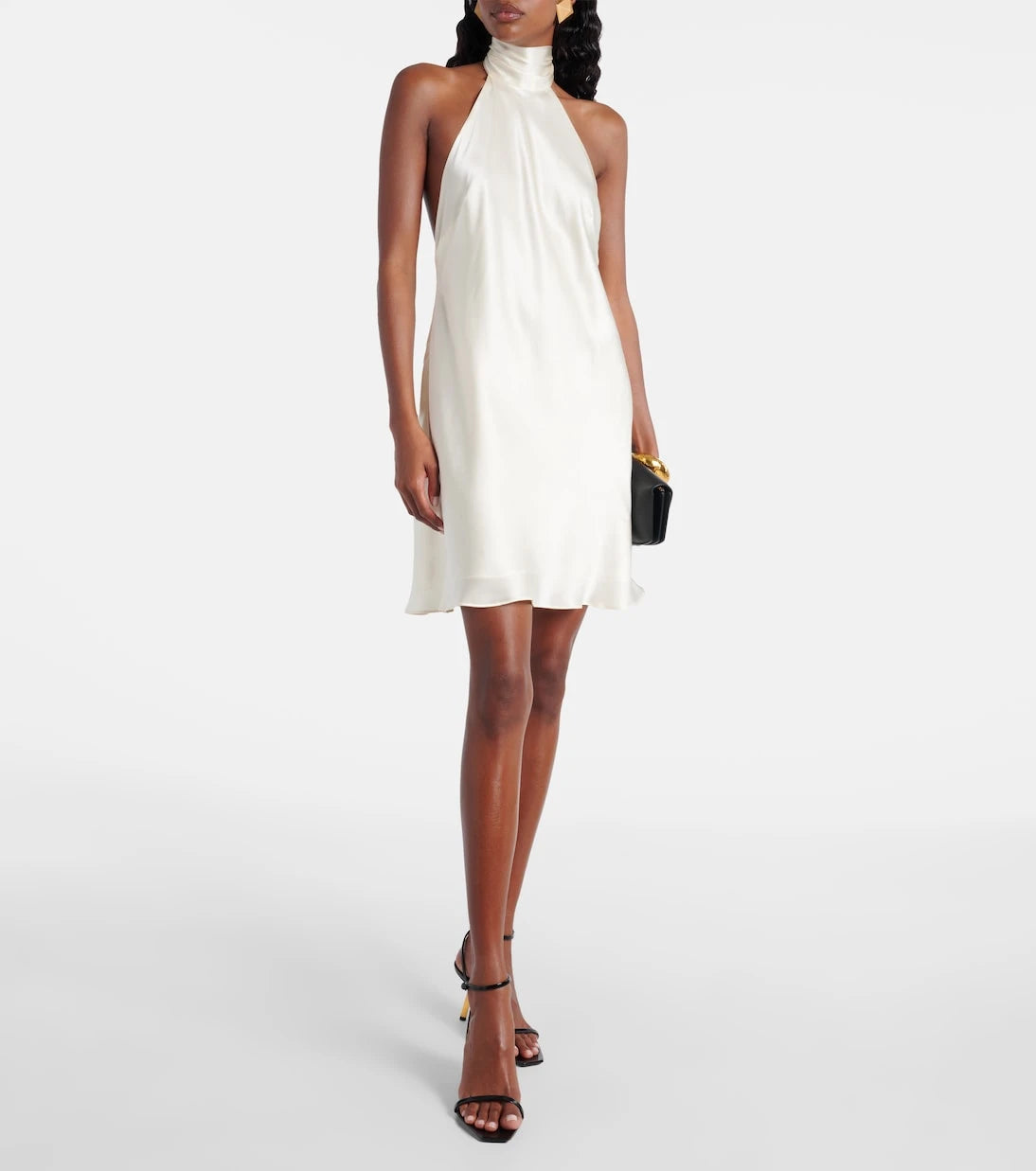 Rixo - Capucine silk satin minidress