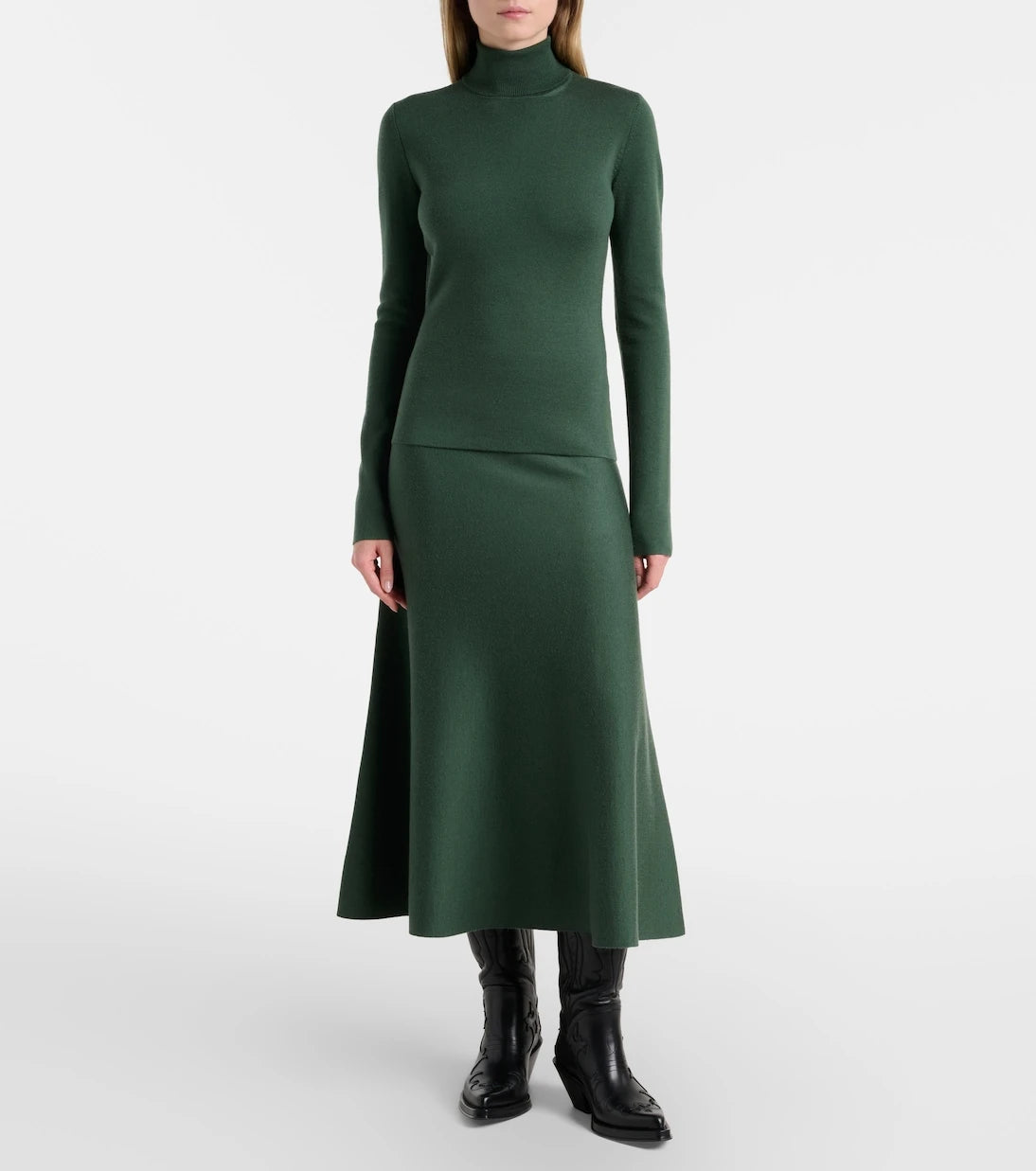 Gabriela Hearst - May wool, cashmere, and silk turtleneck top