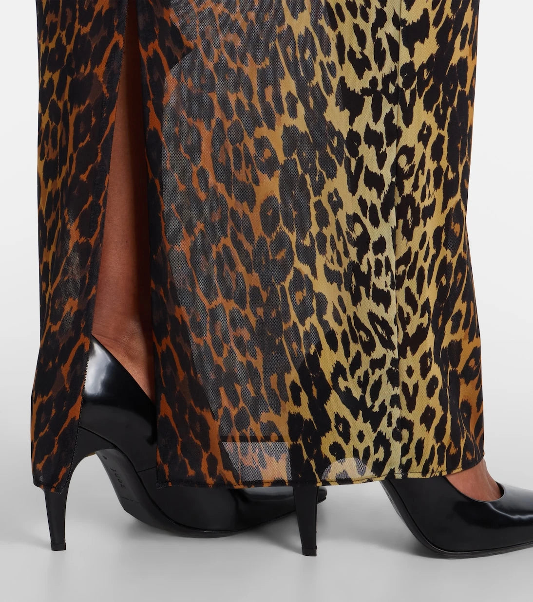 Alex Perry - Leopard-print mesh gown