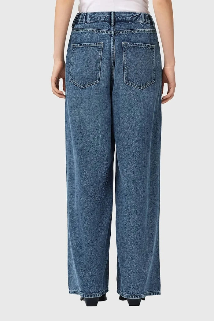 AllSaints дънки wide leg дамски HAZE