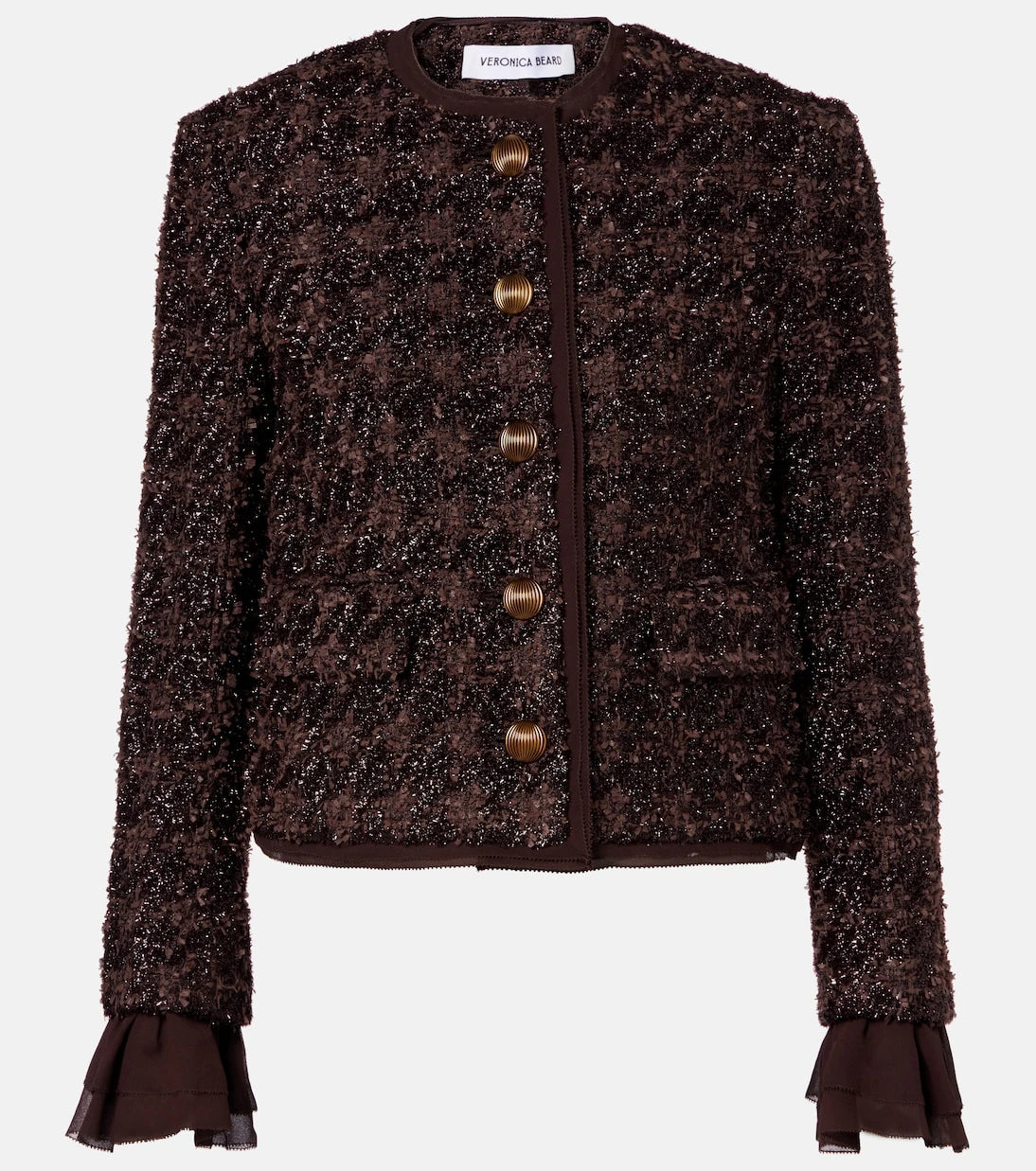 Veronica Beard - Audrina metallic tweed jacket