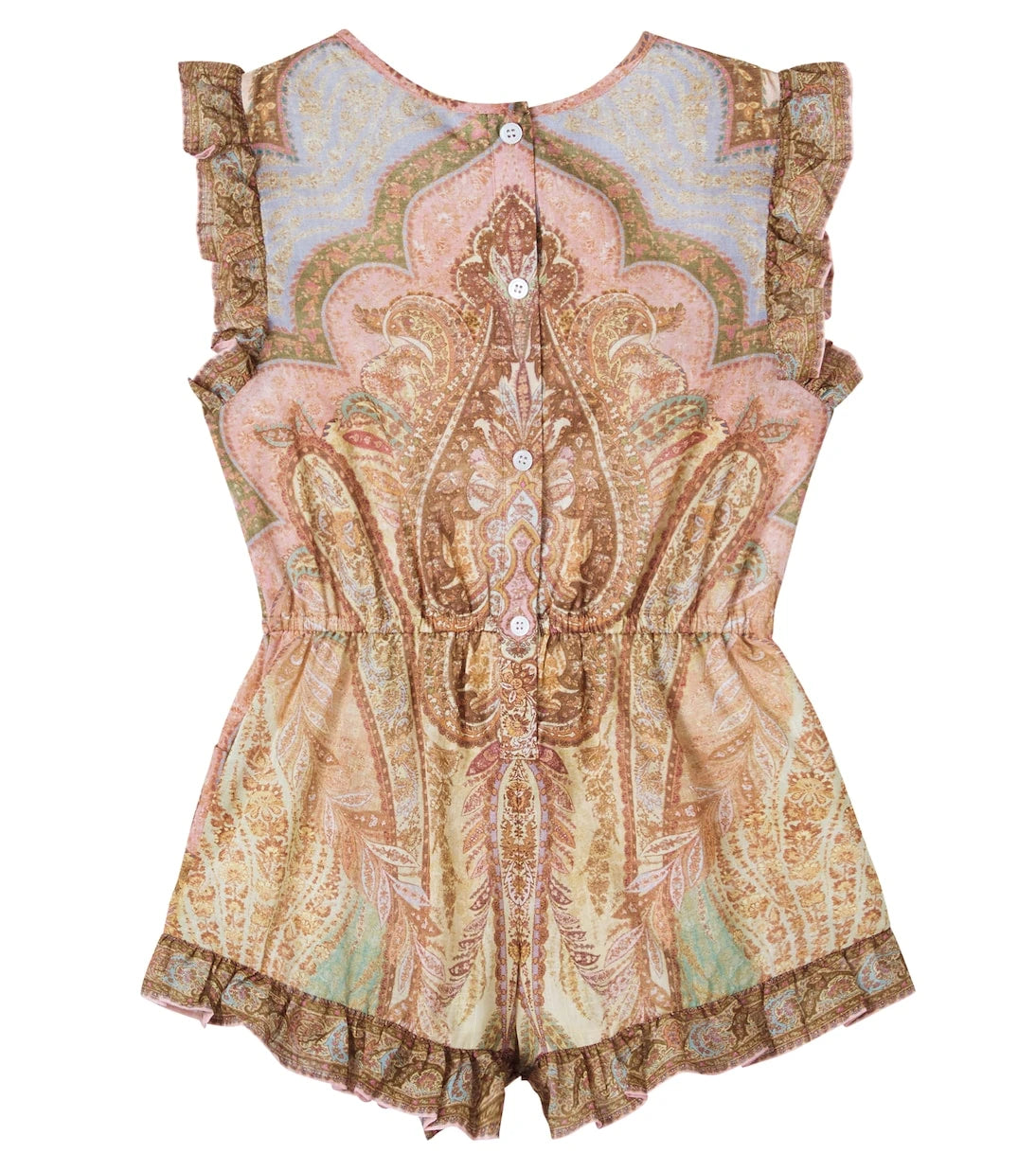 Zimmermann Kids - Awaken paisley cotton playsuit