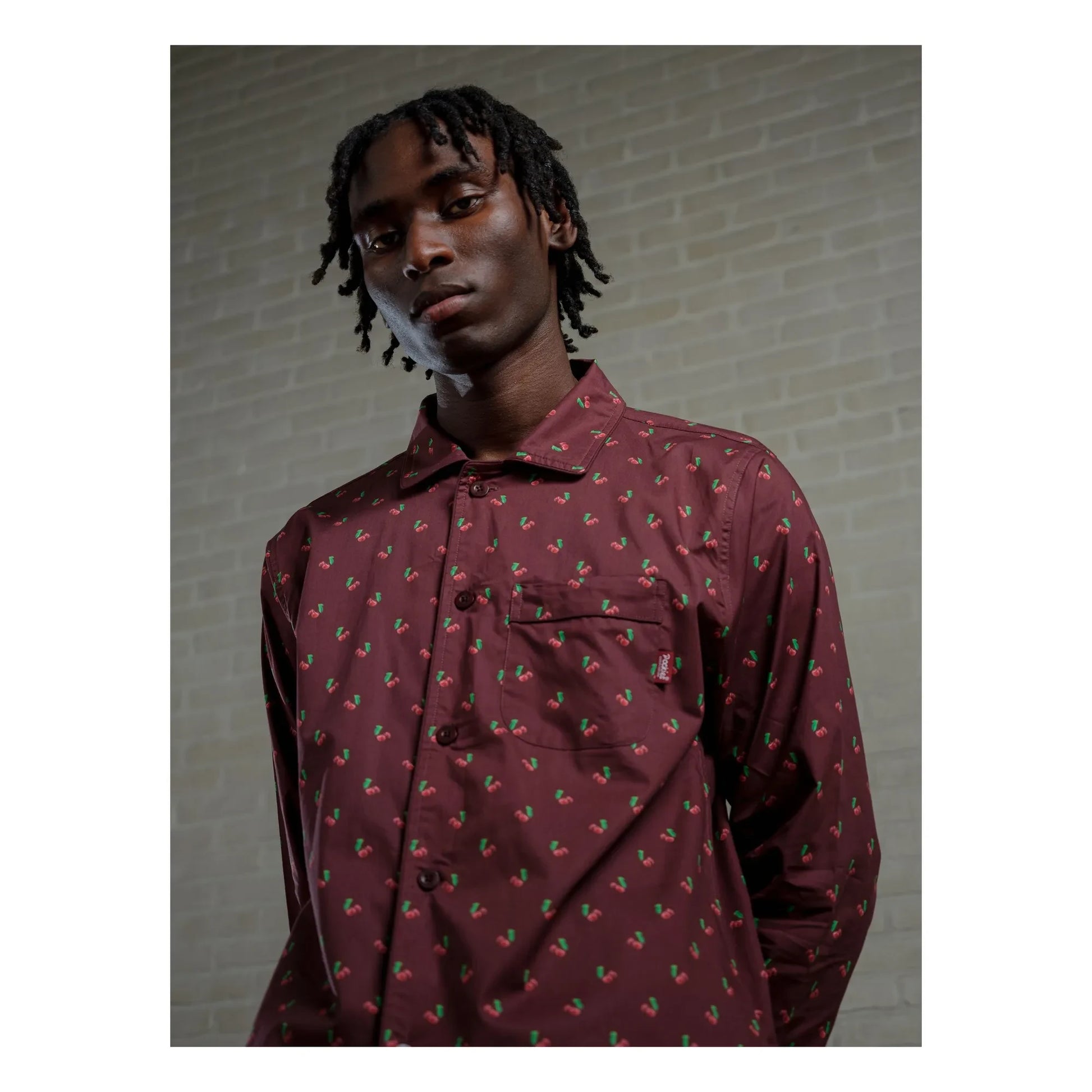 Pockies - Cherry Pyjama Pants  | Cherry red