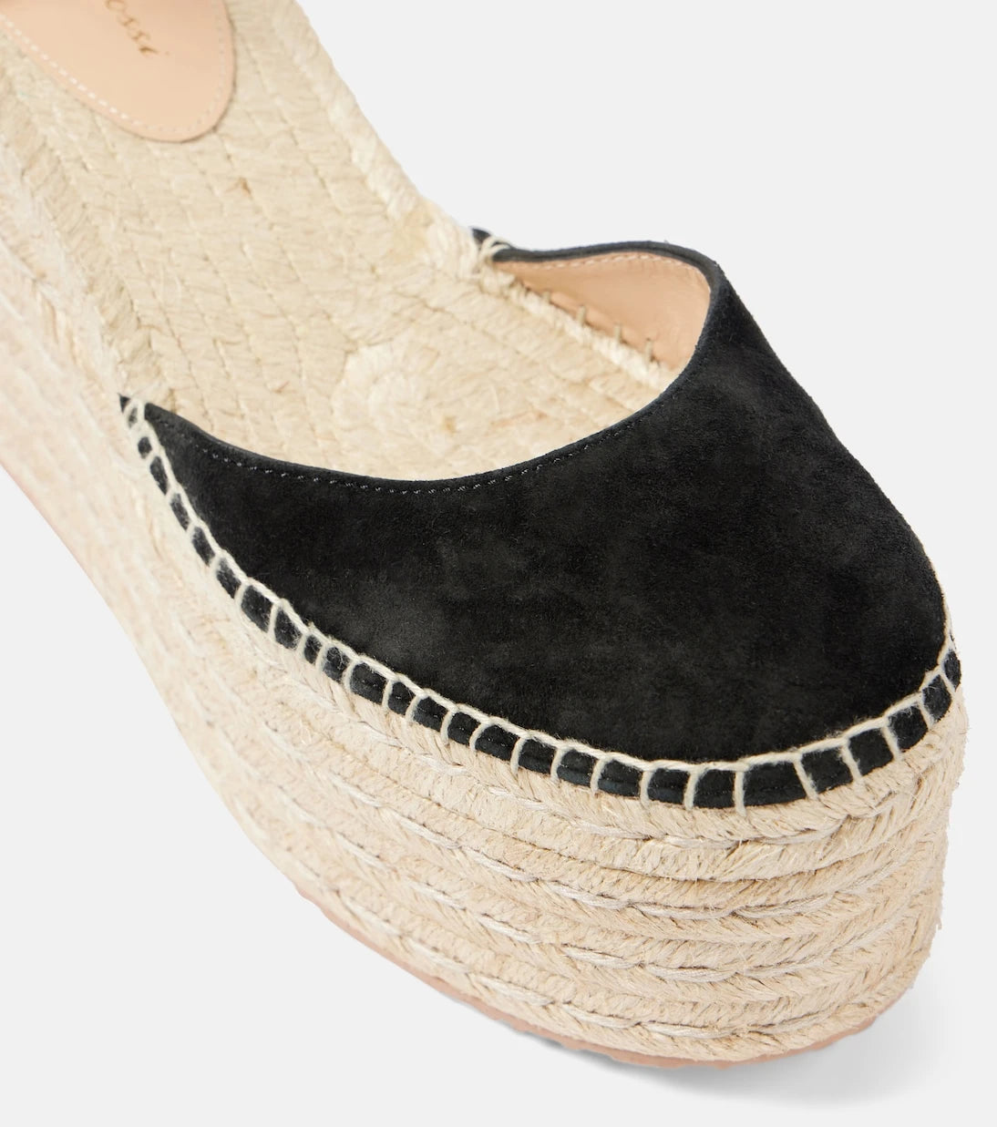 Gianvito Rossi - Suede platform espadrille wedges