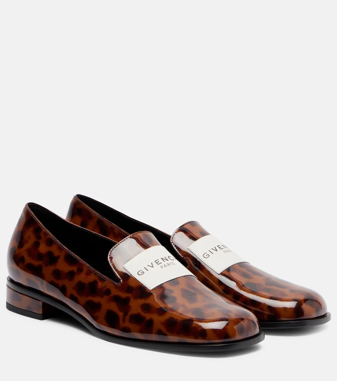 Givenchy - Logo patent leather loafers