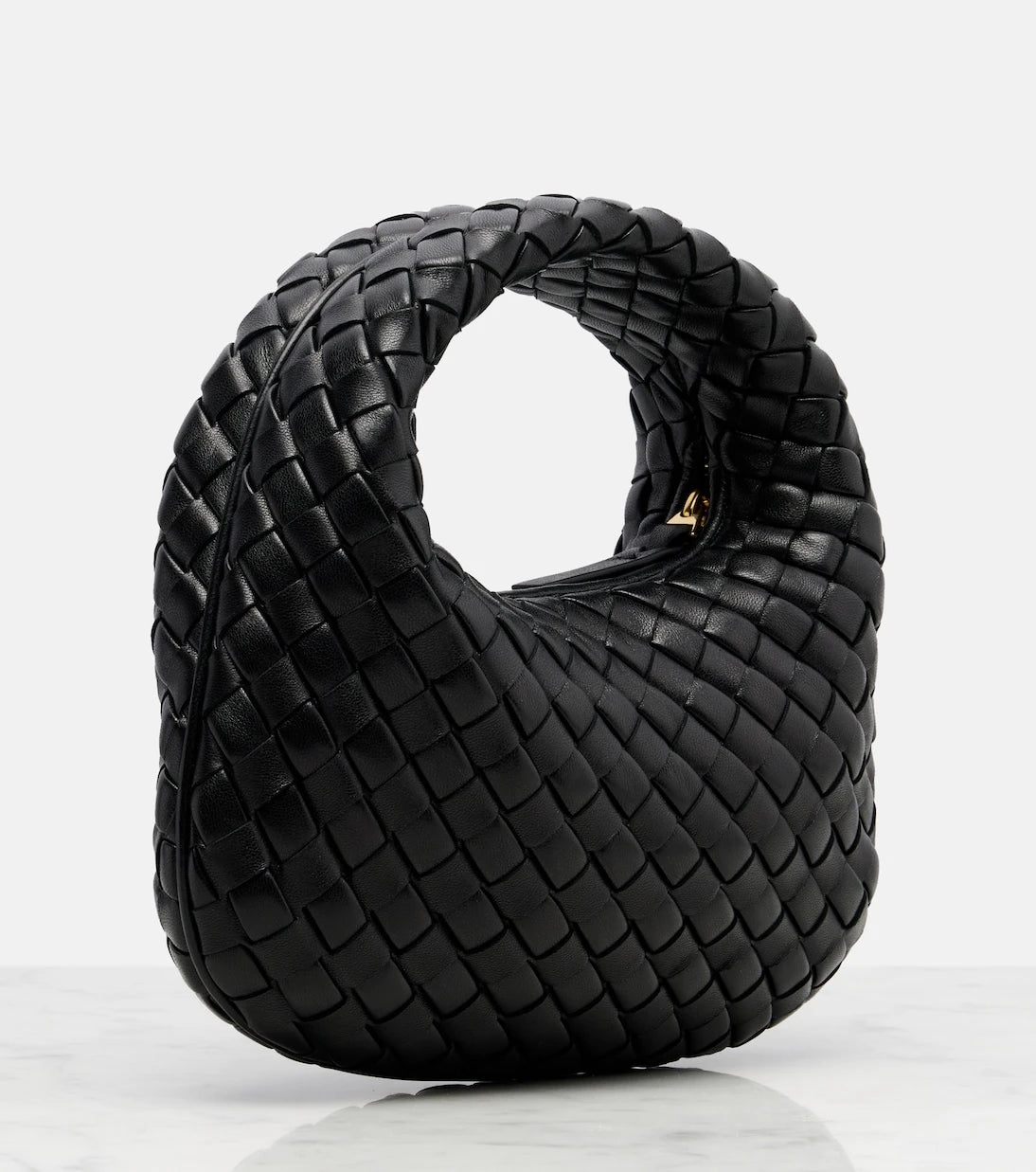 Bottega Veneta - Baby Veneta leather top-handle bag