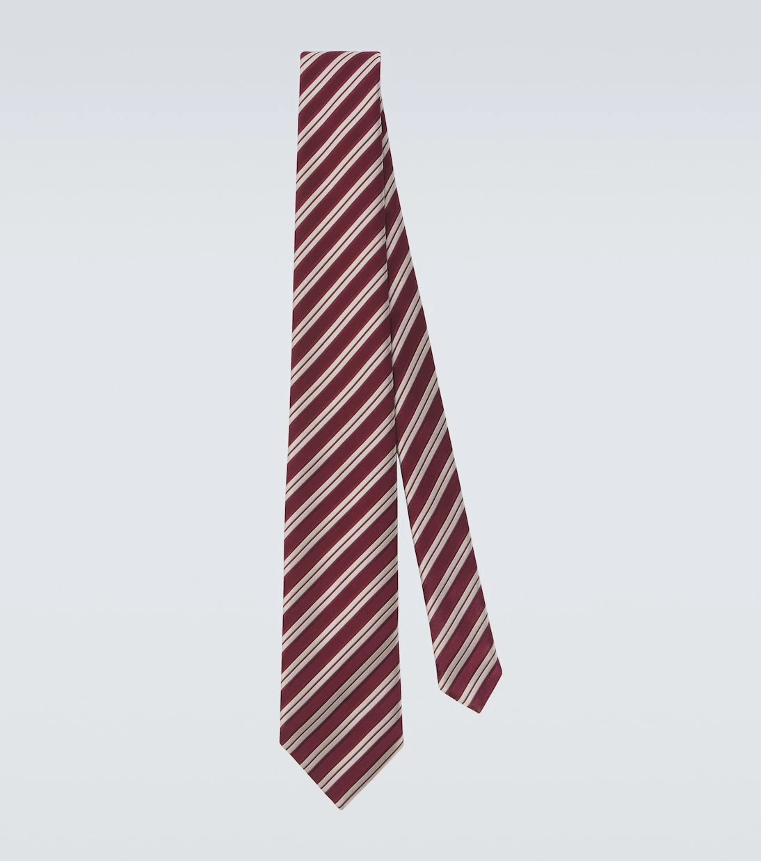 Charvet - Striped silk jacquard tie