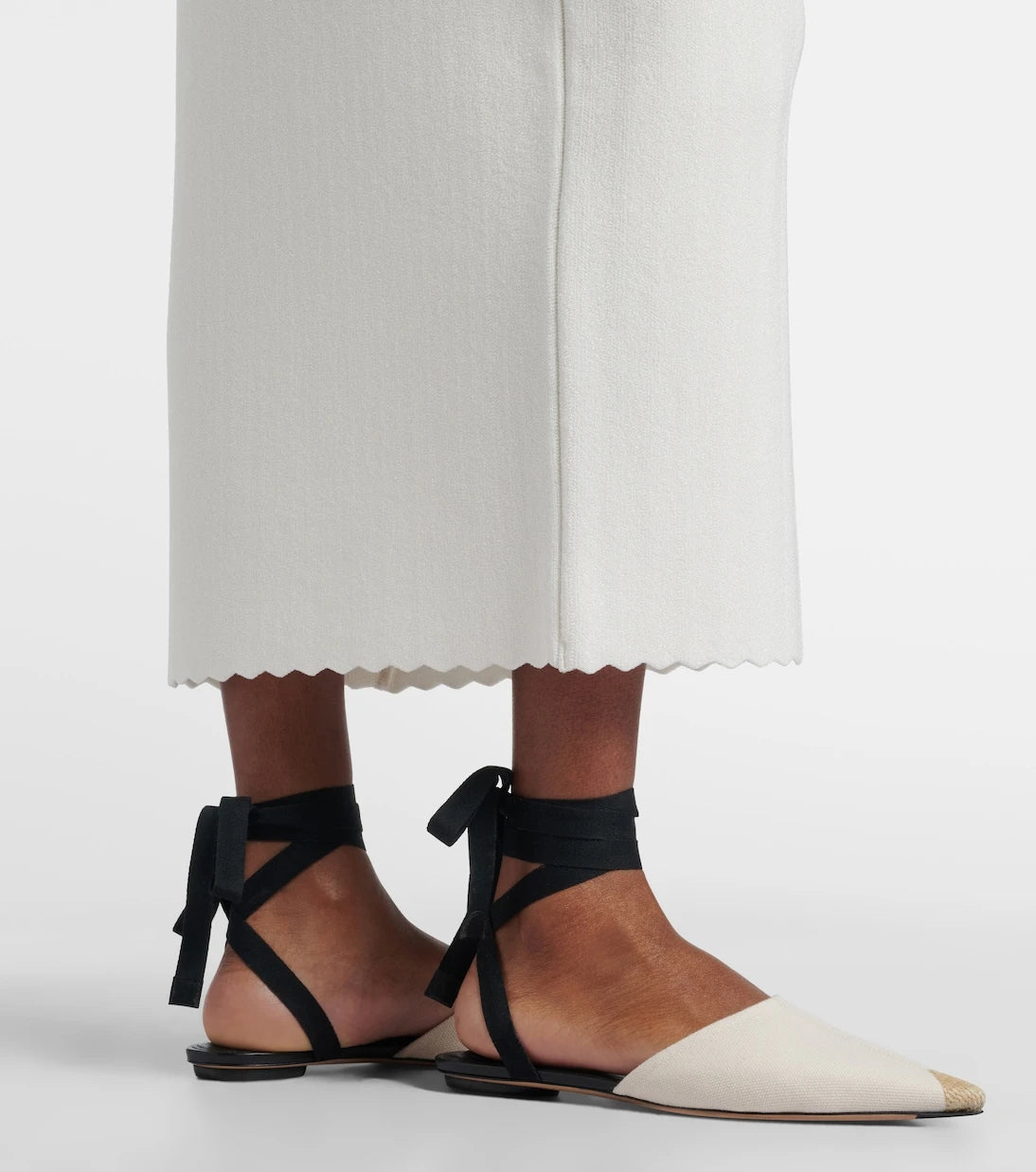 Jacquemus - Tablier knitted midi dress