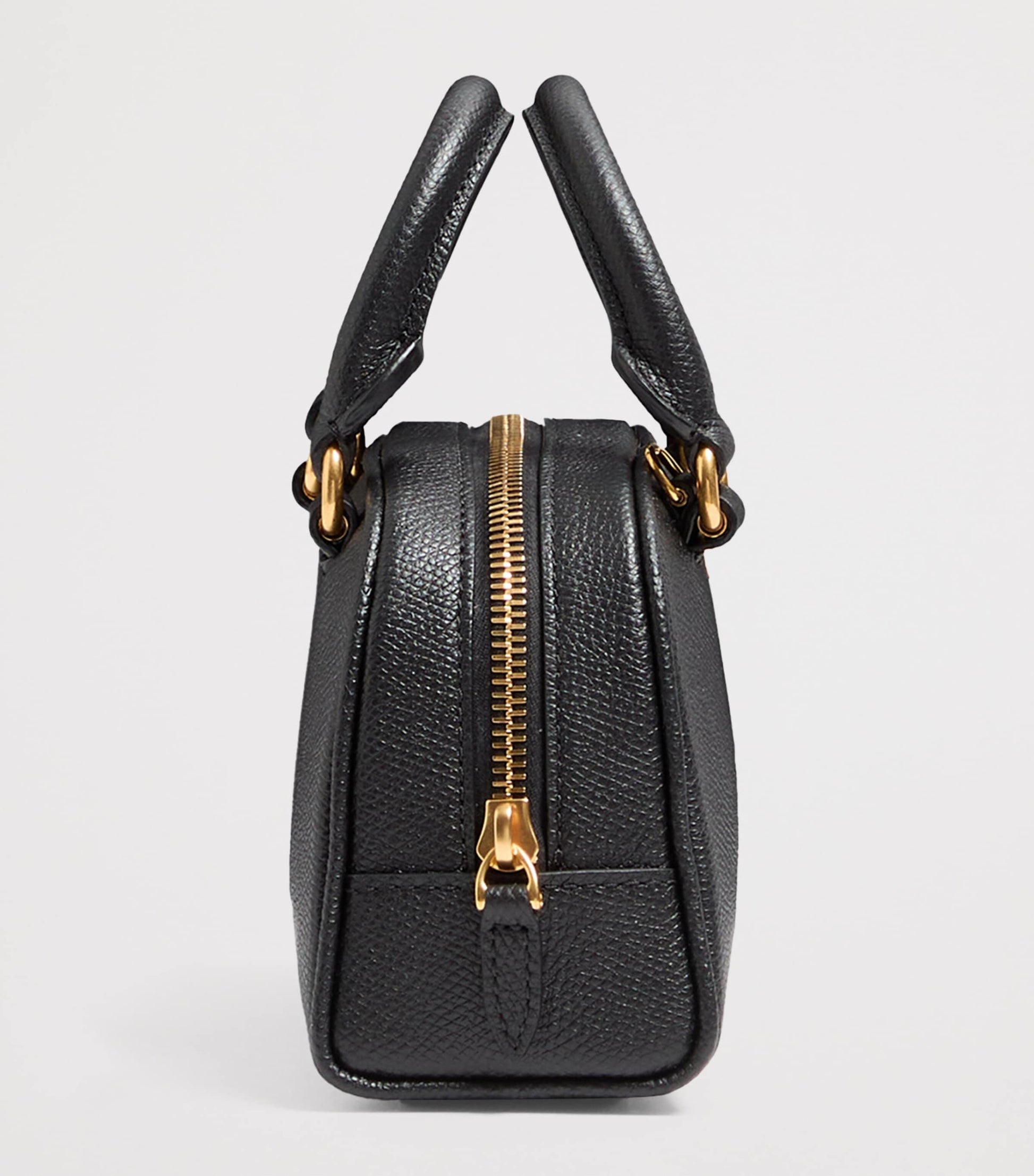 Mini Grained Leather VLogo Signature Top-Handle Bag