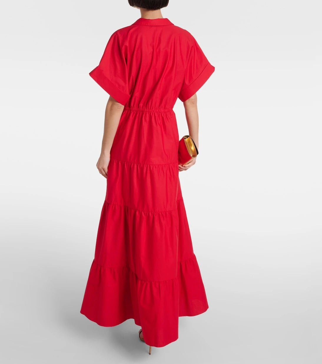 Adriana Degreas - Tiered cotton maxi dress
