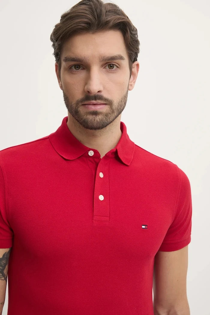 Тениска с яка Tommy Hilfiger