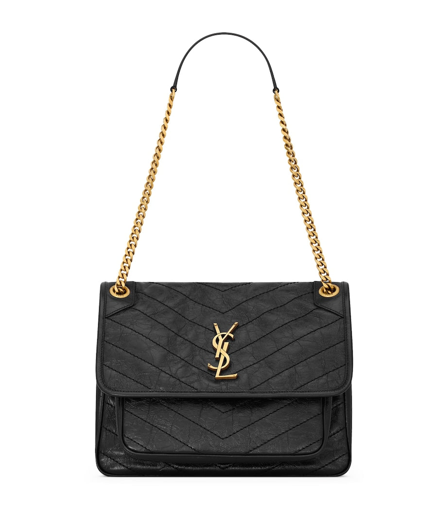 Saint Laurent Black Medium Niki Shoulder Bag