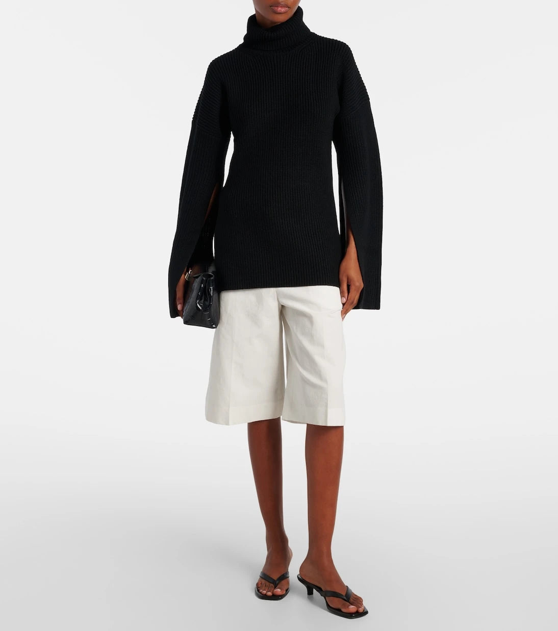 Toteme - Ribbed-knit wool turtleneck sweater