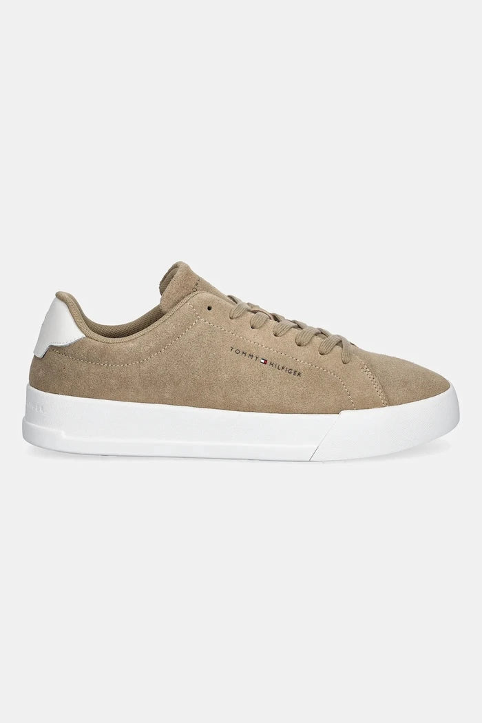 Велурени маратонки Tommy Hilfiger TH COURT CORE SUEDE