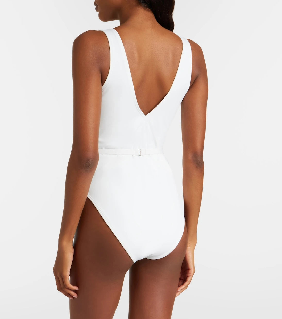 Tory Burch - Double T belted swimsuit