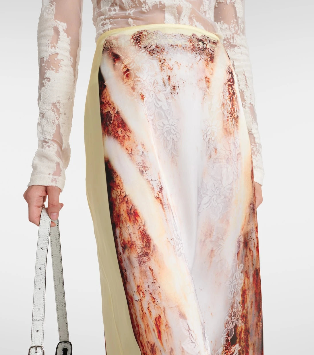 Y/Project - Printed maxi skirt