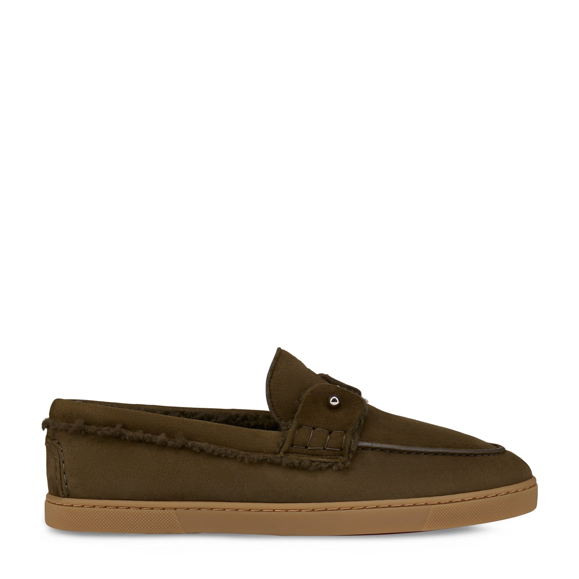 Christian Louboutin Chambeliboat Shearling Boat Shoes