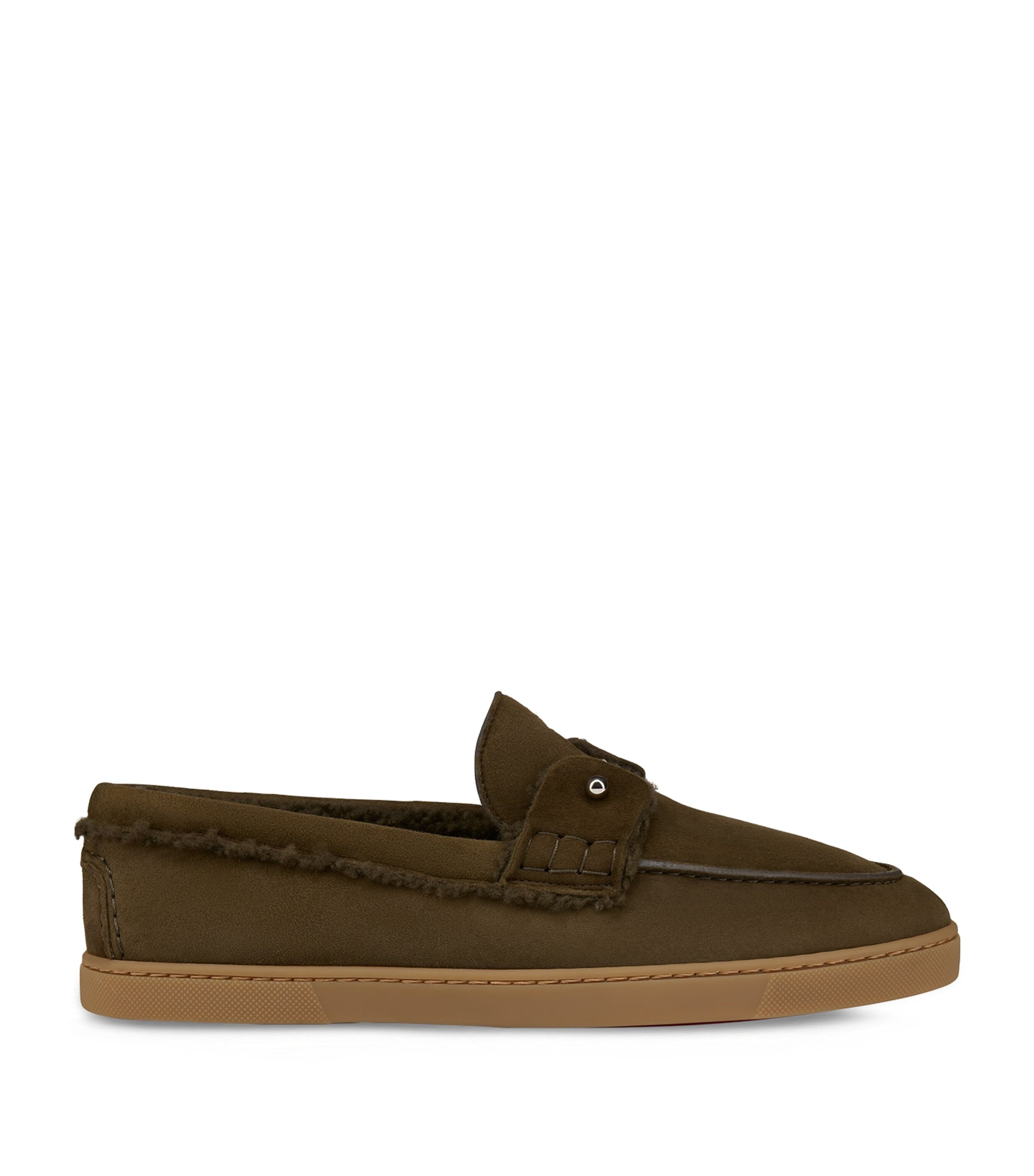 Christian Louboutin Chambeliboat Shearling Boat Shoes