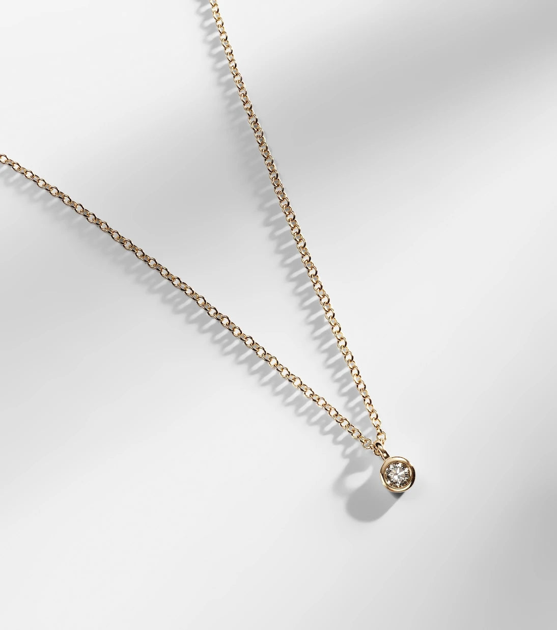 Stone and Strand - Essential 14kt gold choker with diamonds