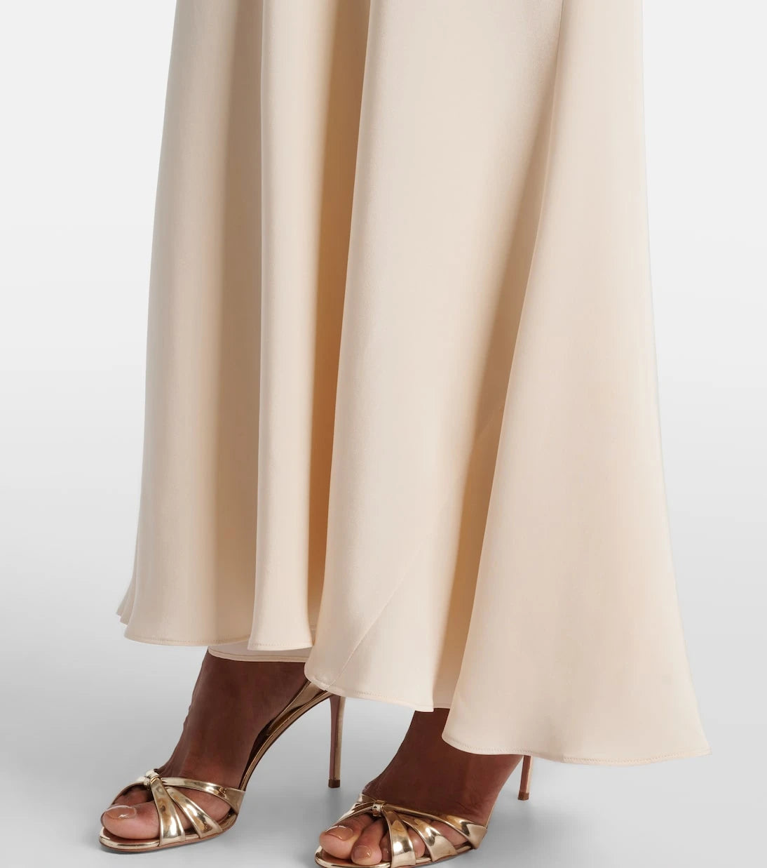 Roland Mouret - Embellished halterneck silk gown
