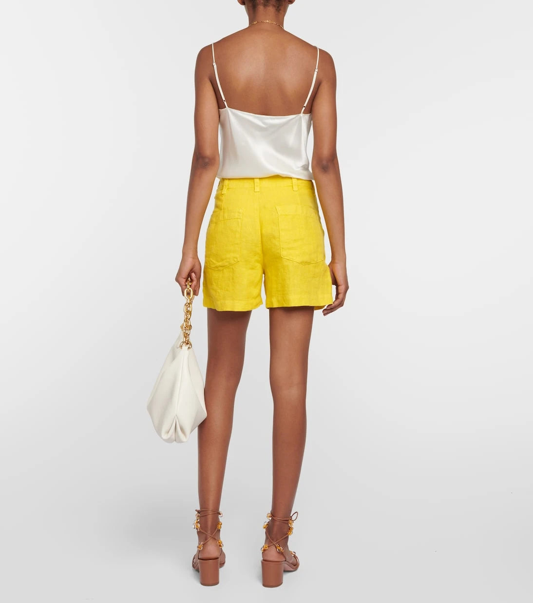 Velvet - Fallon linen shorts