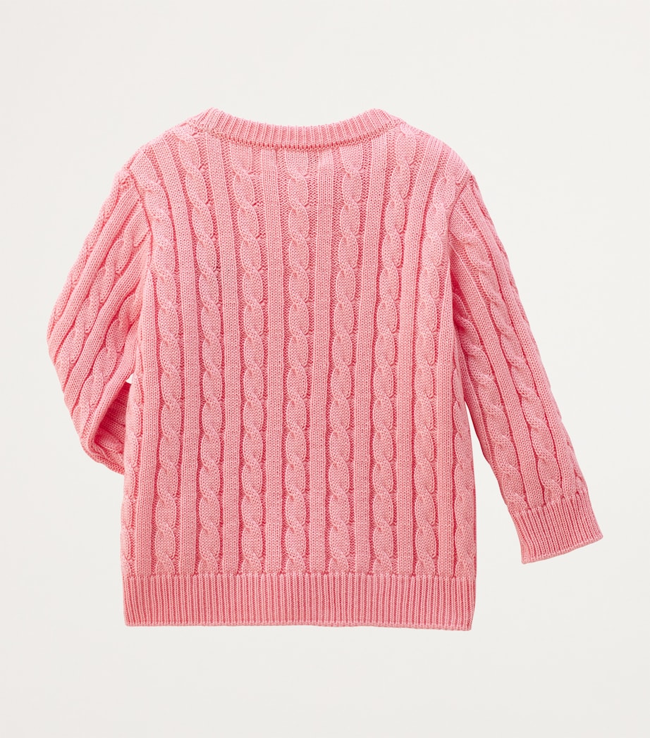 Bear Cable-Knit Sweater (2-7 Years)