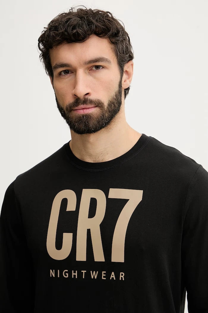 CR7 Cristiano Ronaldo iki parçalı erkek pamuklu pijama