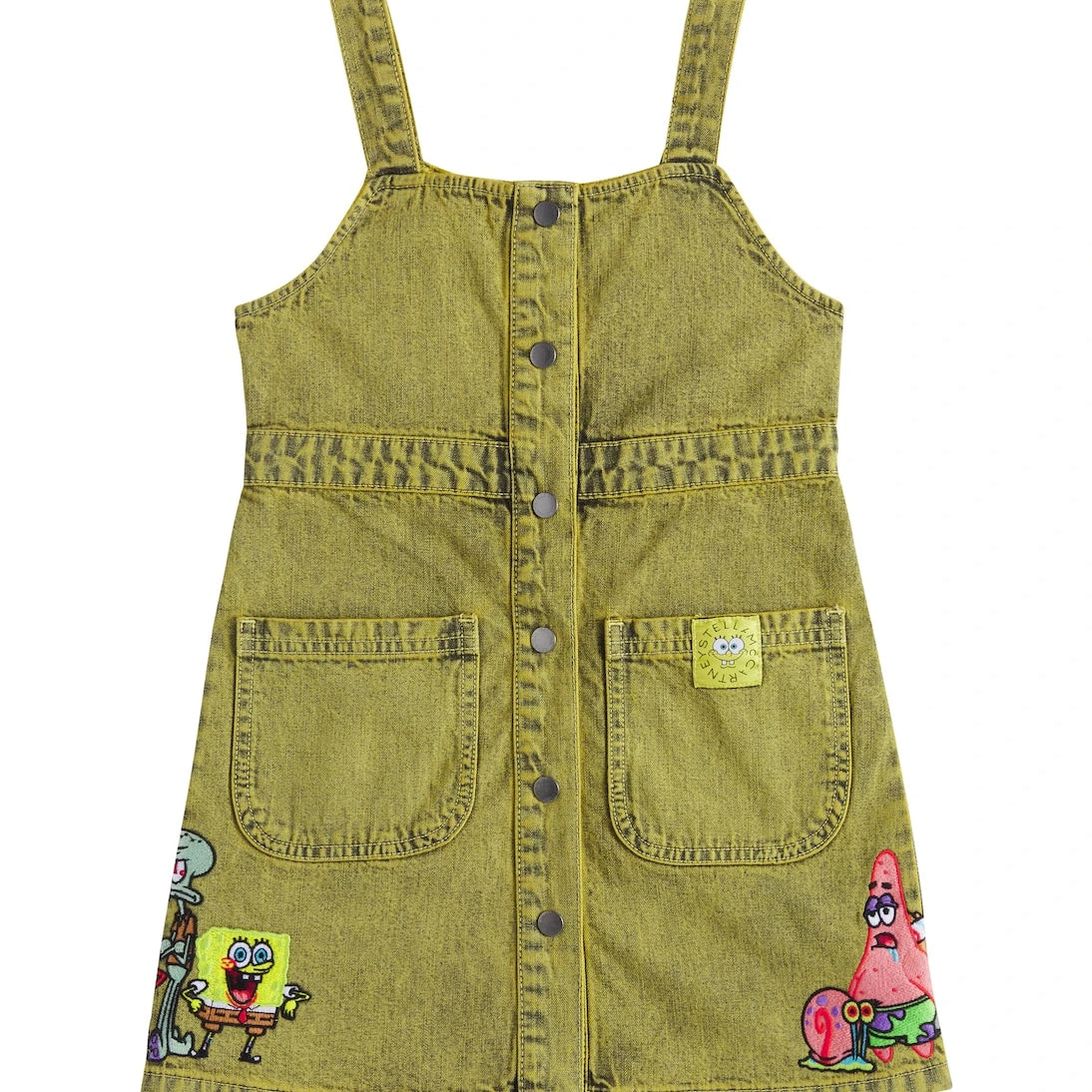 Stella McCartney Kids - x Spongebob denim dress