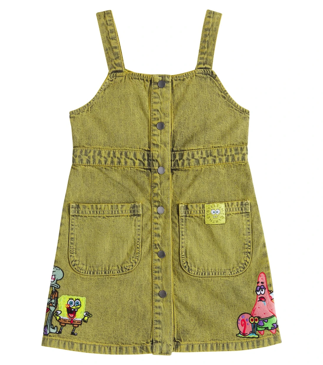 Stella McCartney Kids - x Spongebob denim dress