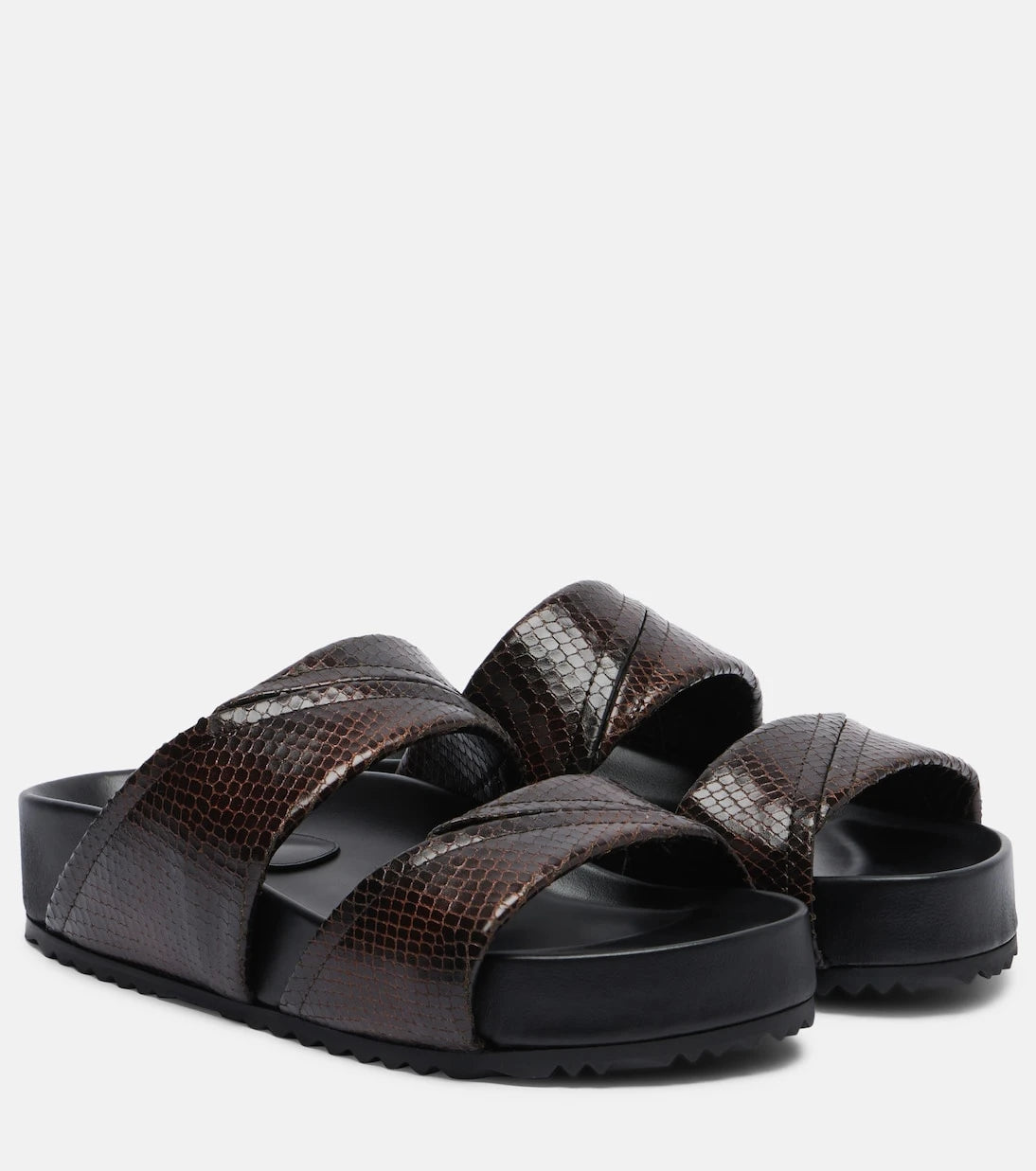 Dries Van Noten - Leather platform sandals