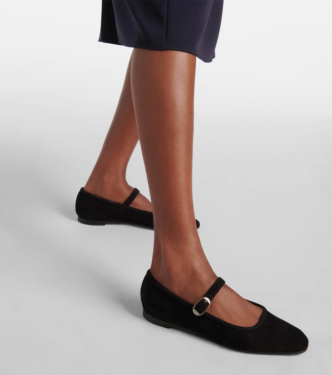 Le Monde Béryl - Suede Mary Jane flats