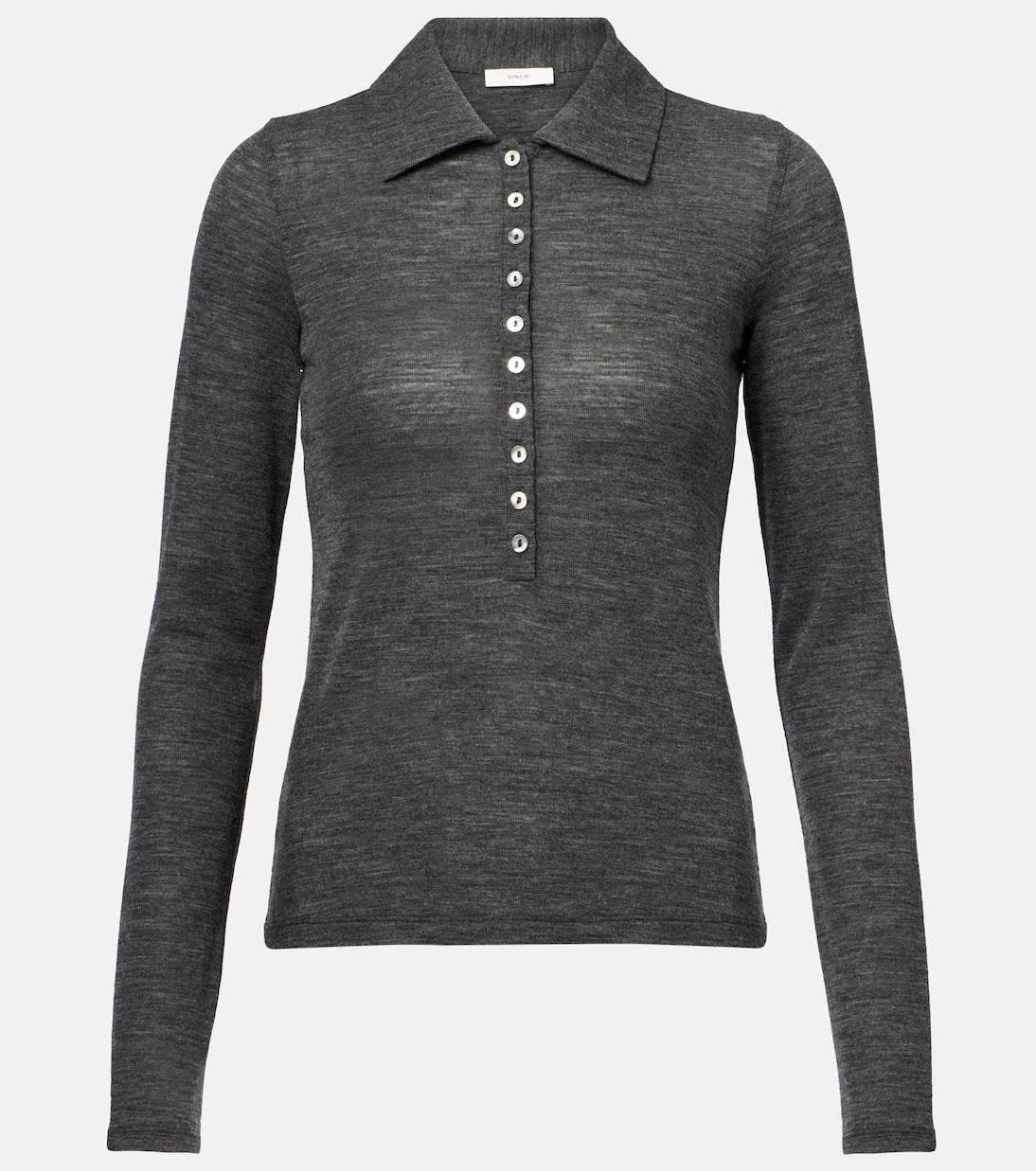 Vince - Sheer polo shirt