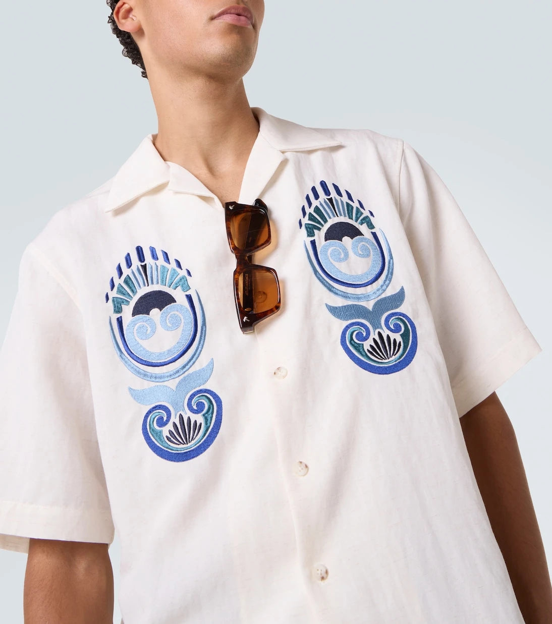 Commas - Embroidered shirt