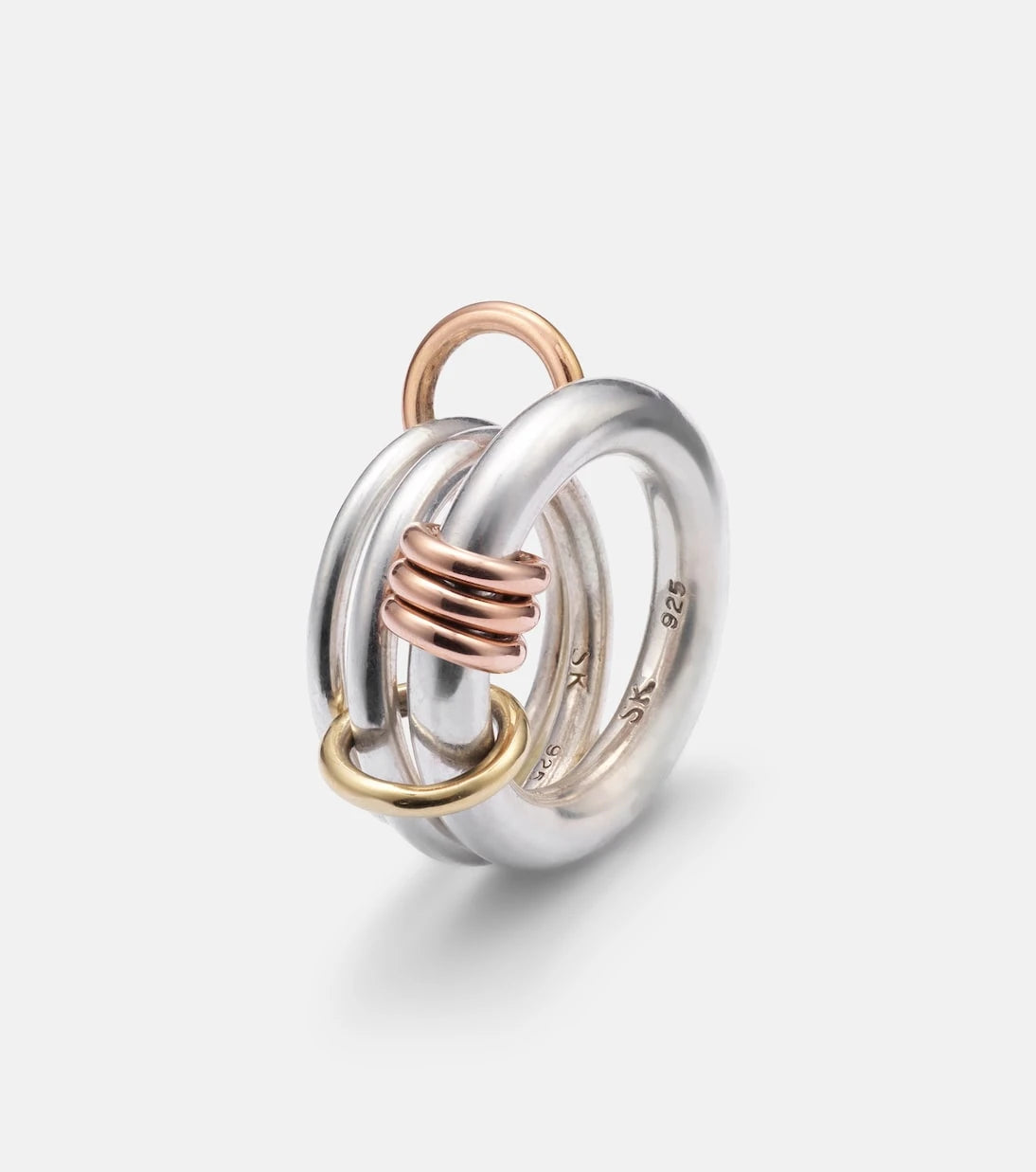 Spinelli Kilcollin - Orion sterling silver and 18kt gold linked rings
