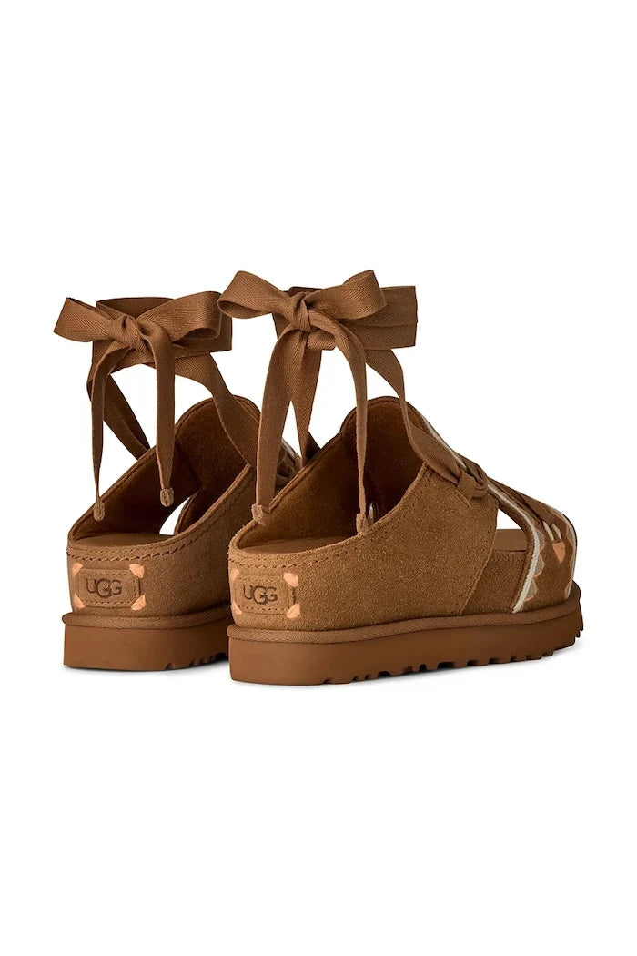 UGG W Goldenstar Hi Artistitch Süet Sandalet