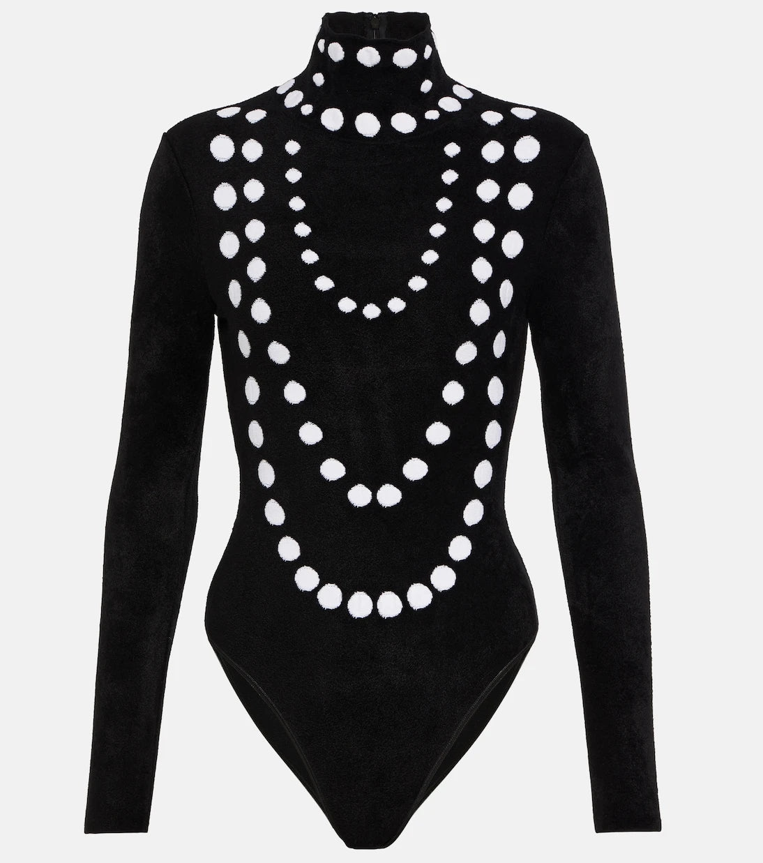 Alaïa - بدلة بودي مخمل شانيل جاكار