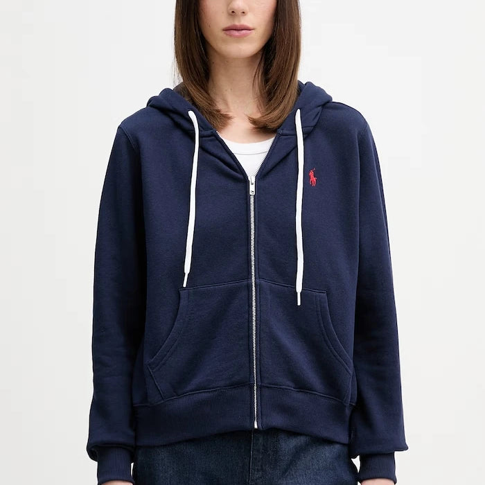 Polo Ralph Lauren Kadın Kapüşonlu Fermuarlı Pamuklu Sweatshirt