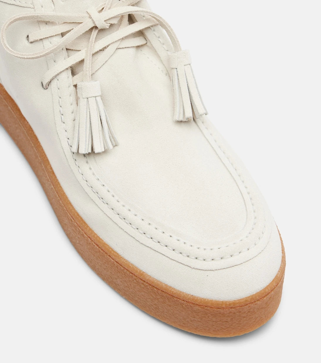 Hogan - Shearling-trimmed suede ankle boots