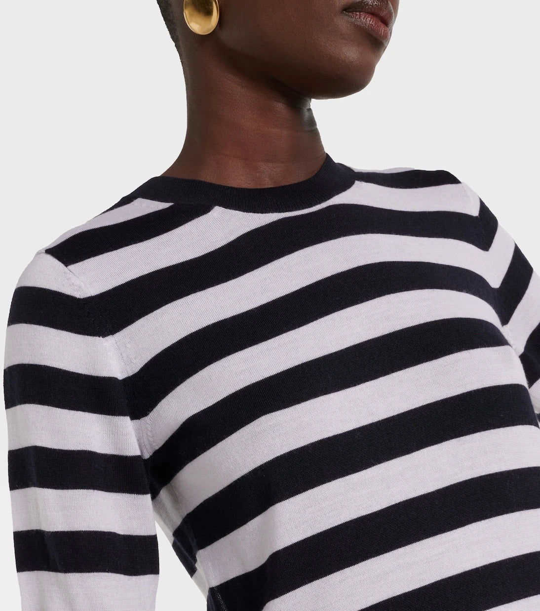 Nili Lotan - Meir striped wool and silk sweater