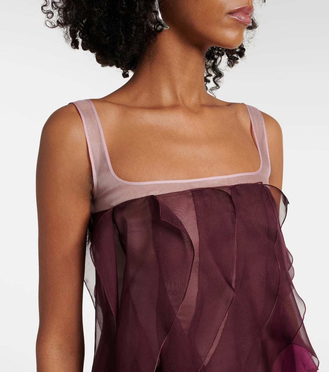Nensi Dojaka - Kiera ruffled tiered minidress