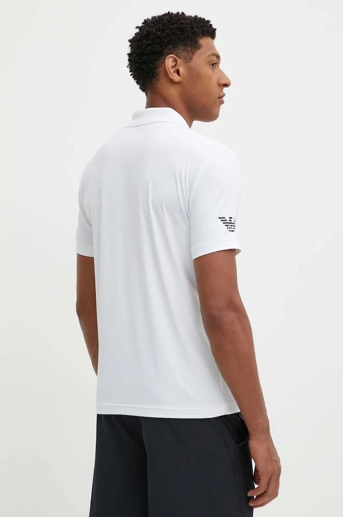 EA7 Emporio Armani antrenman yakalı tişört