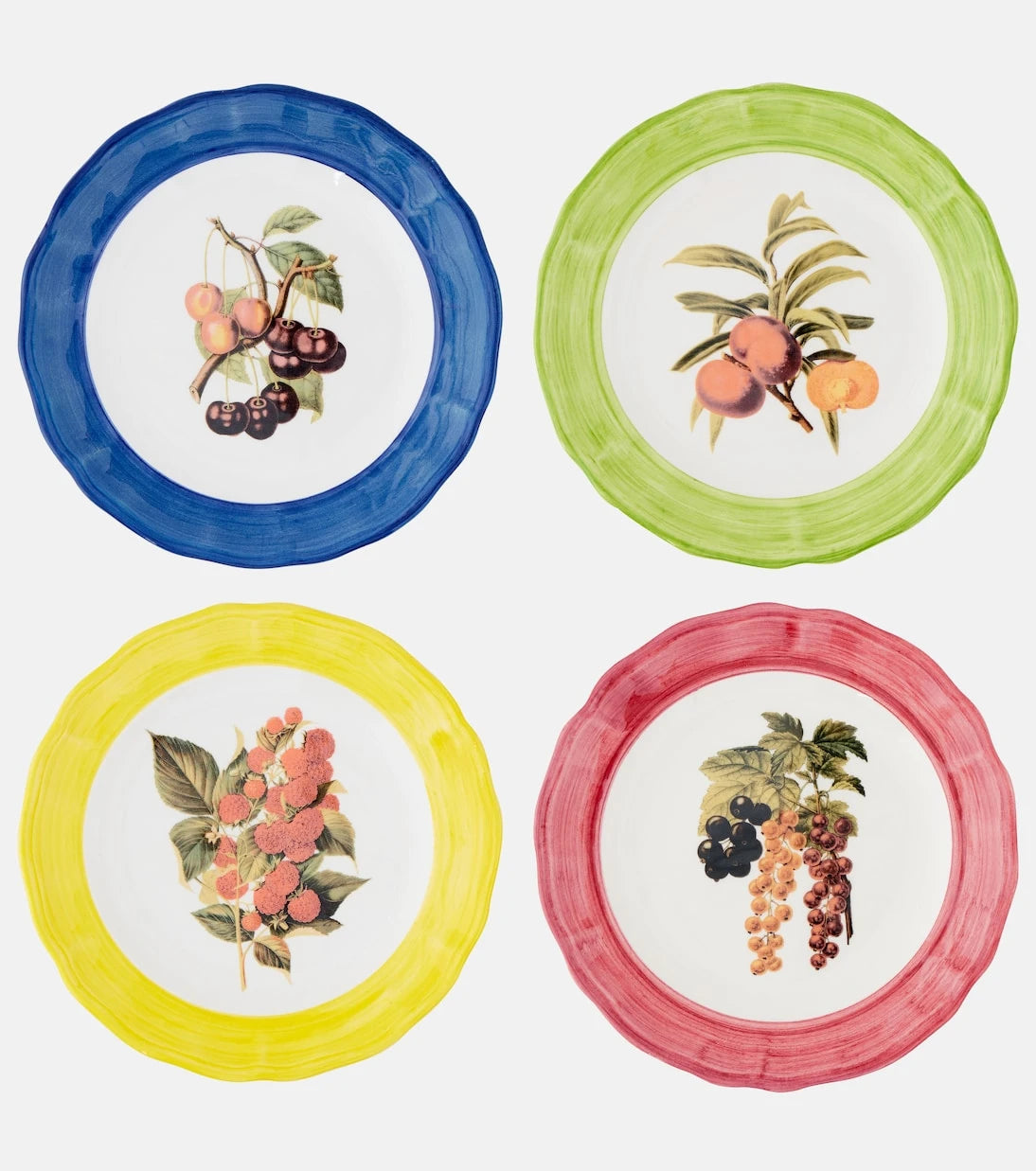 Les-Ottomans - Botanica set of 4 ceramic plates