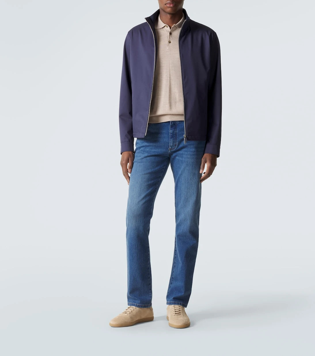 Zegna - Dar kesim kot pantolon