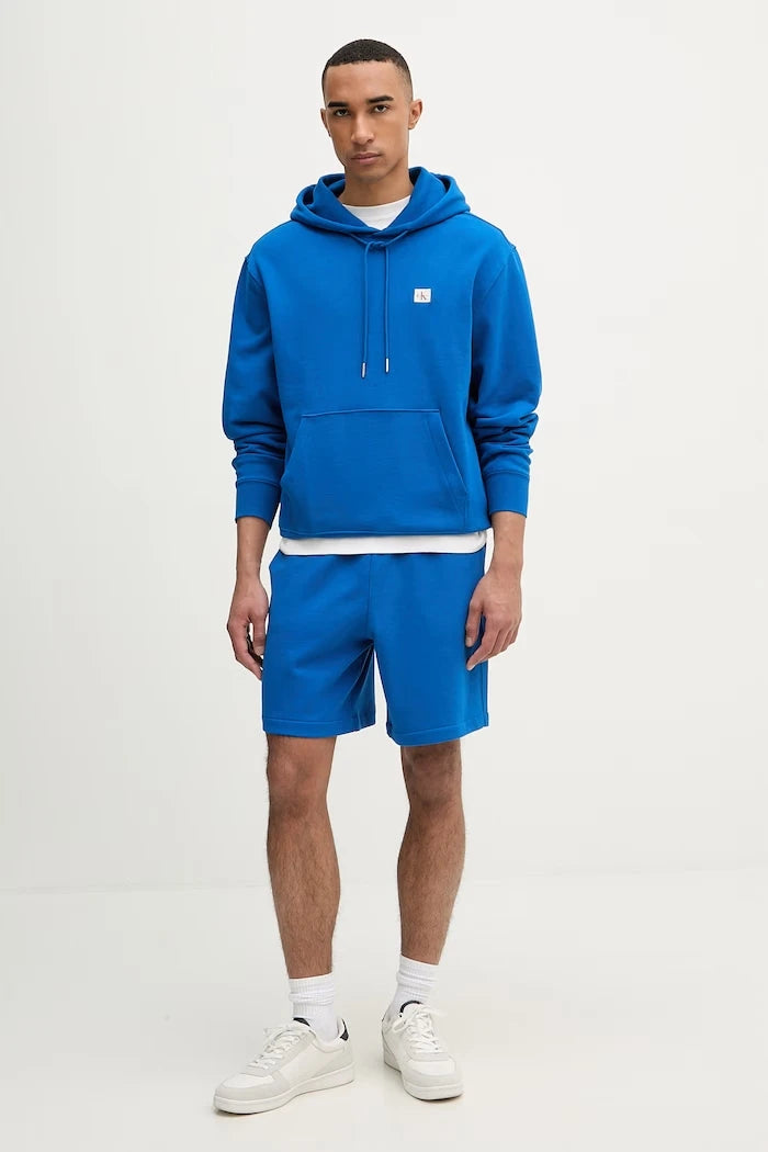 Calvin Klein Jeans Erkek Pamuklu Kapüşonlu Sweatshirt