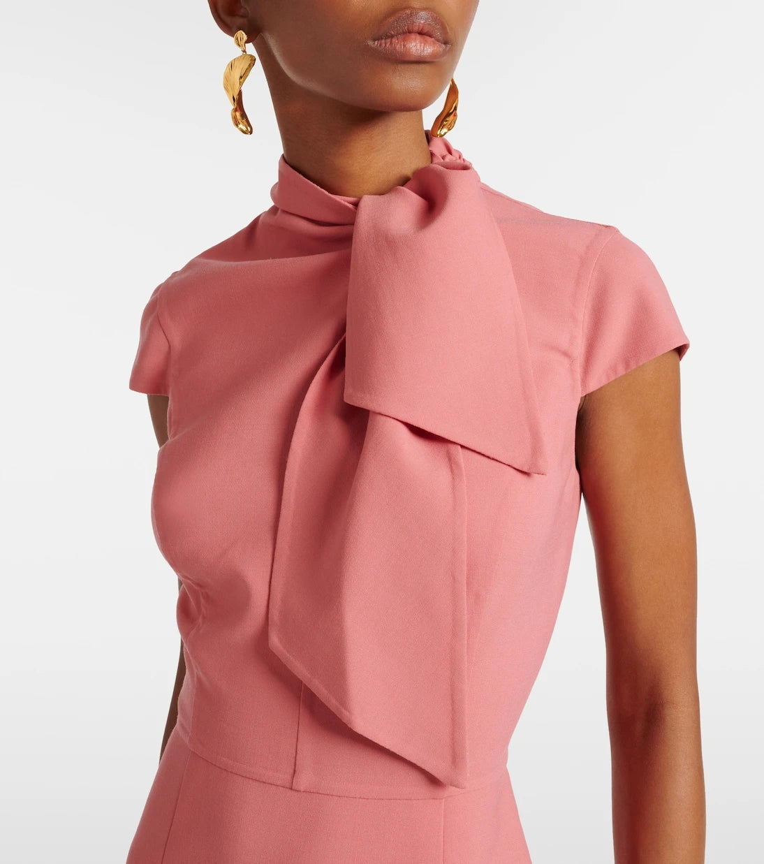 Oscar de la Renta - Wool-blend midi dress