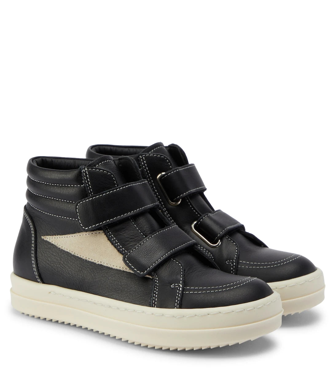 Rick Owens Kids - Askılı Vintage deri bilekli spor ayakkabı