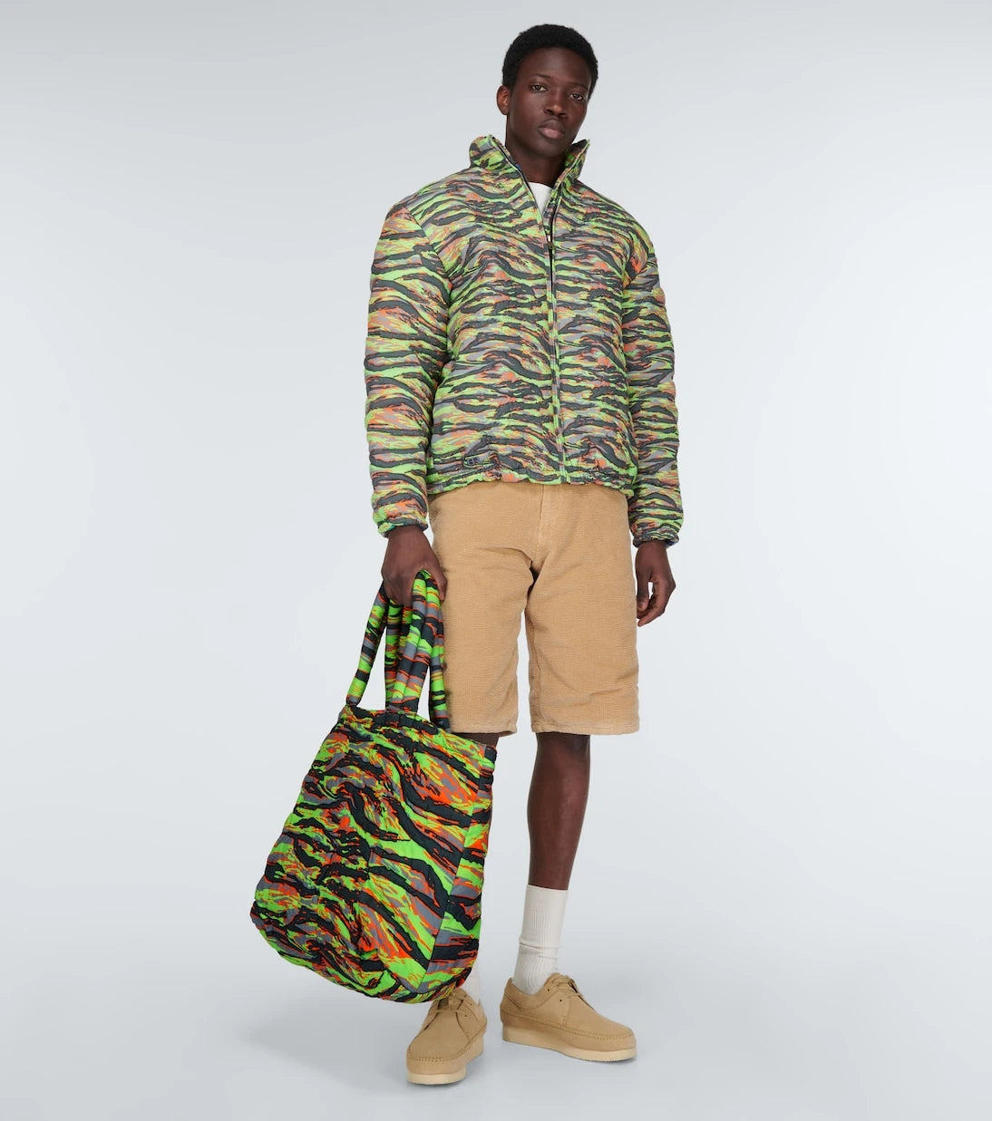 ERL - Camouflage quilted tote bag