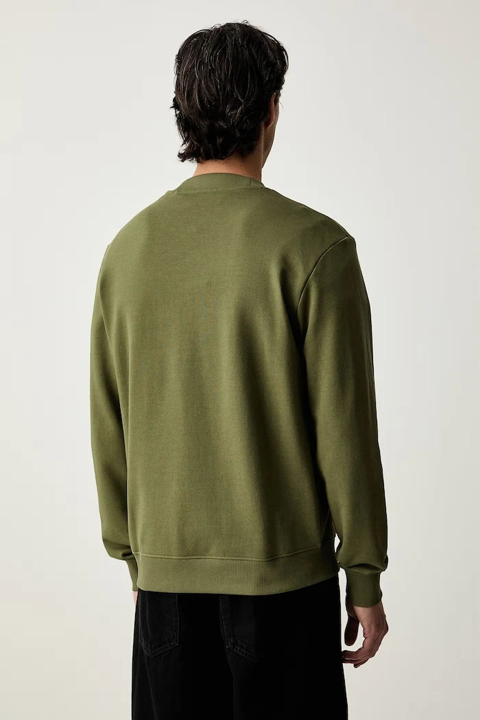HUGO Blue erkek pamuklu sweatshirt Nespon