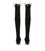 Stuart Weitzman Black Suede Lowland Bold Boots 40