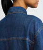 Weekend Max Mara Blue Cropped Denim Shirt